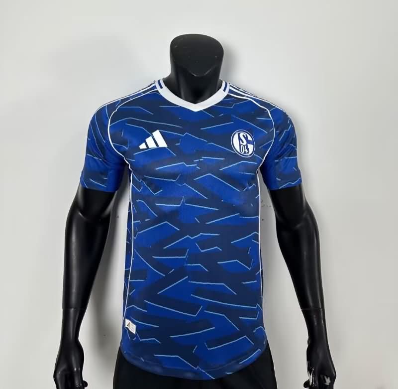Thailand Quality(AAA) 25/26 Schalke 04 Home Soccer Jersey (Player)