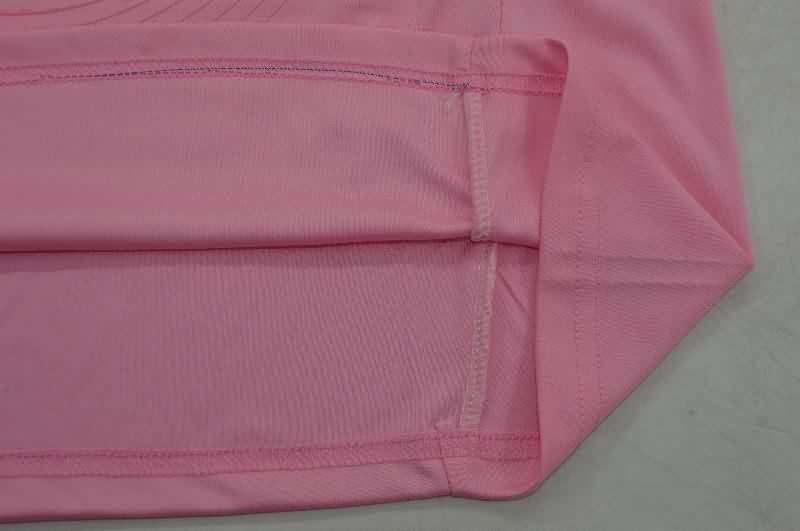 Thailand Quality(AAA) 25/26 Sevilla Goalkeeper Pink Soccer Jersey