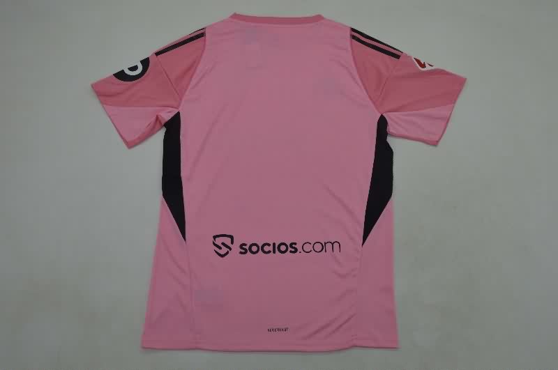 Thailand Quality(AAA) 25/26 Sevilla Goalkeeper Pink Soccer Jersey