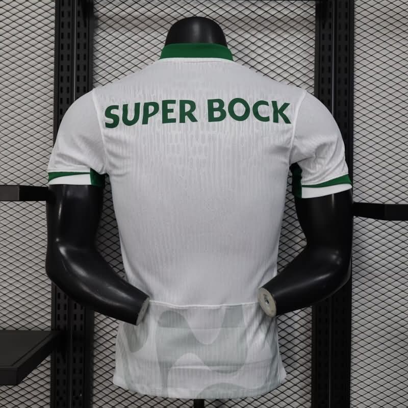 Thailand Quality(AAA) 25/26 Sporting Lisbon Away Soccer Jersey (Player)