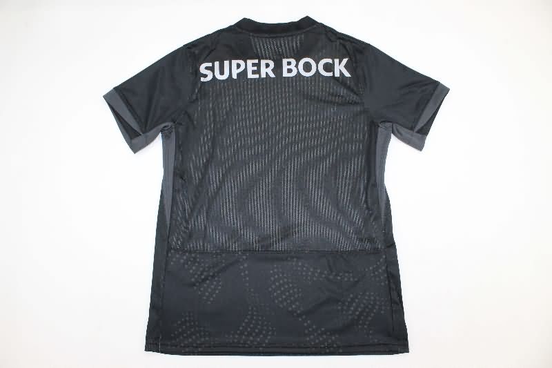 Thailand Quality(AAA) 25/26 Sporting Lisbon Black Soccer Jersey