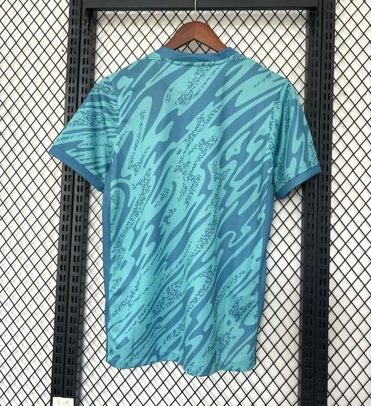 Thailand Quality(AAA) 25/26 Sporting Lisbon Goalkeeper Blue Soccer Jersey