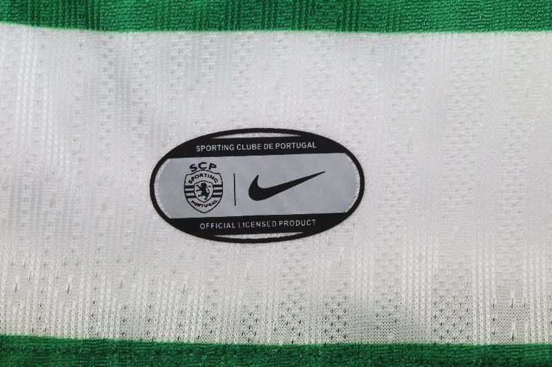 Thailand Quality(AAA) 245/26 Sporting Lisbon Home Soccer Jersey (Player)