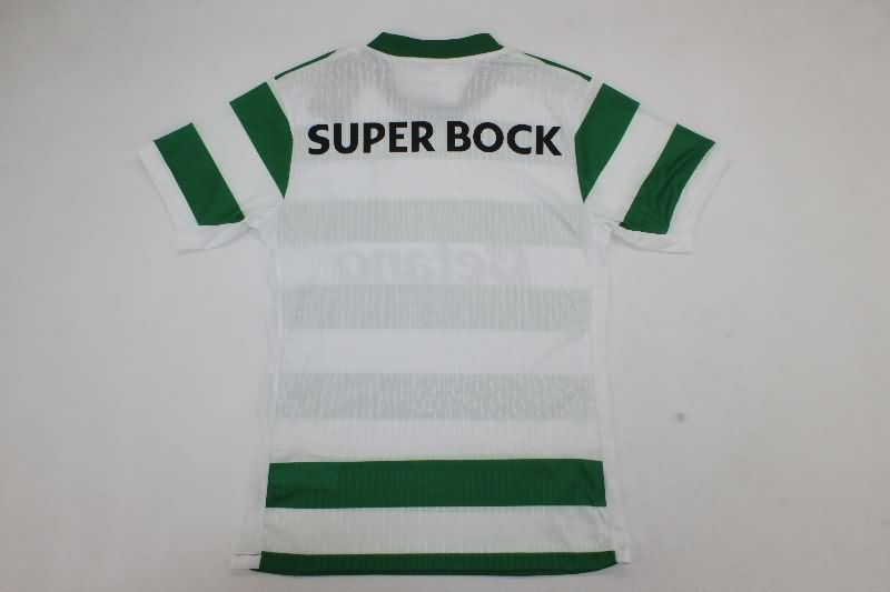 Thailand Quality(AAA) 245/26 Sporting Lisbon Home Soccer Jersey (Player)