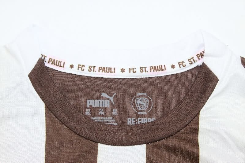 Thailand Quality(AAA) 25/26 St Pauli Home Soccer Jersey