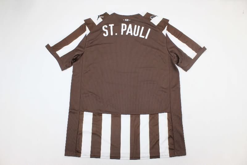 Thailand Quality(AAA) 25/26 St Pauli Home Soccer Jersey