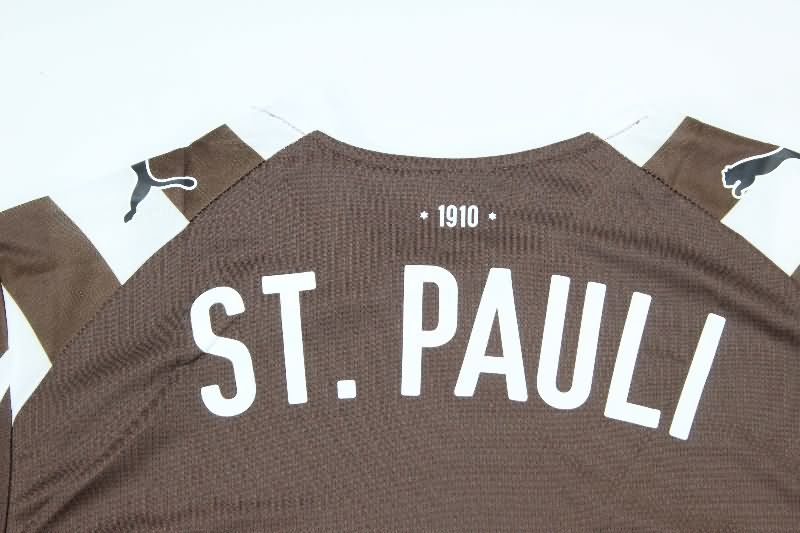 Thailand Quality(AAA) 25/26 St Pauli Home Soccer Jersey