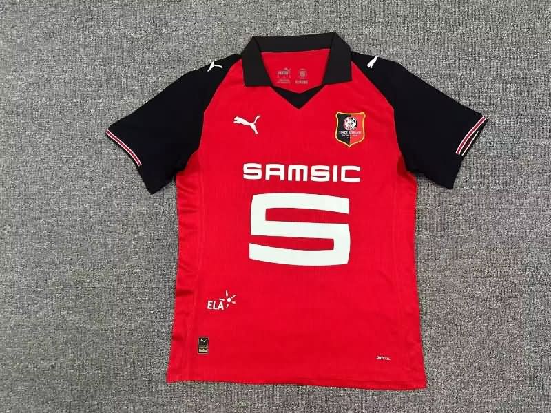 Thailand Quality(AAA) 25/26 Stade Rennais Home Soccer Jersey