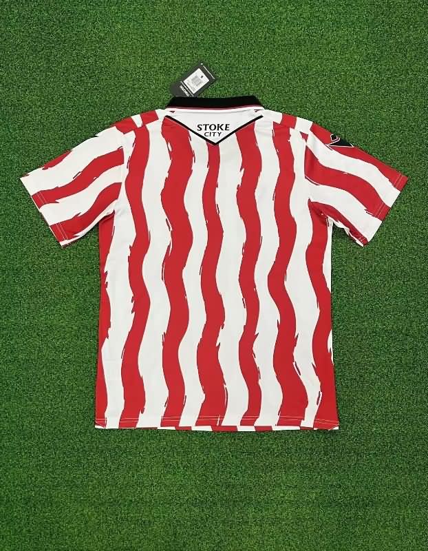 Thailand Quality(AAA) 2025 Stoke City Home Soccer Jersey