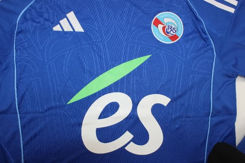 Thailand Quality(AAA) 25/26 Strasbourg Home Soccer Jersey