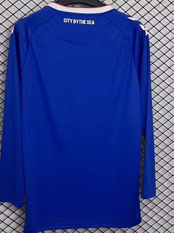 Thailand Quality(AAA) 25/26 Sunderland Away Long Sleeve Soccer Jersey
