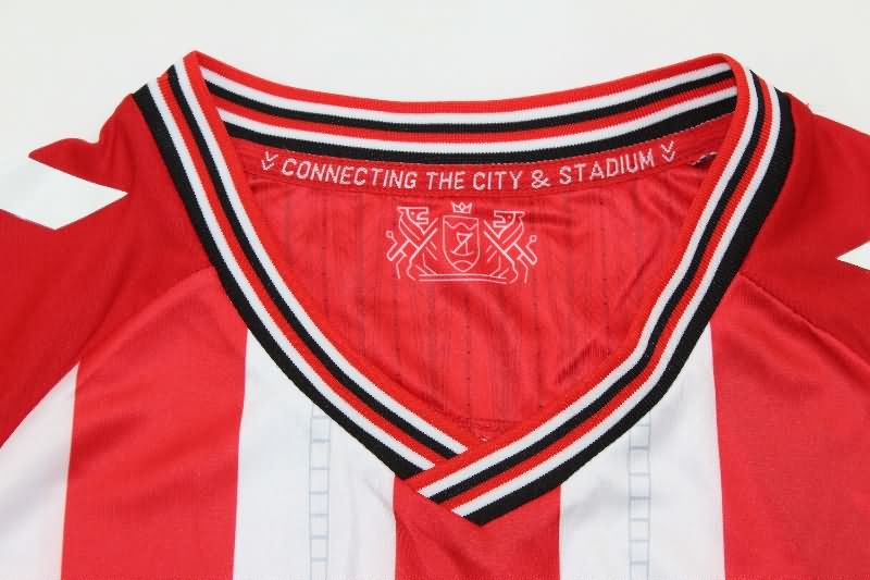Thailand Quality(AAA) 25/26 Sunderland Home Long Sleeve Soccer Jersey