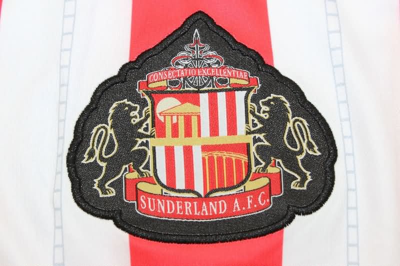 Thailand Quality(AAA) 25/26 Sunderland Home Long Sleeve Soccer Jersey