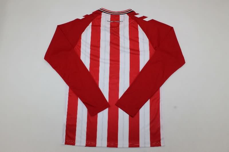 Thailand Quality(AAA) 25/26 Sunderland Home Long Sleeve Soccer Jersey