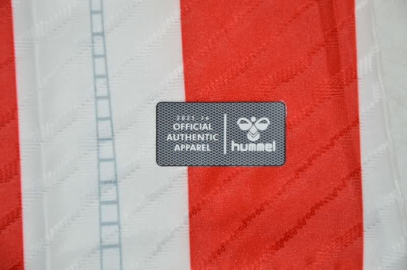 Thailand Quality(AAA) 25/26 Sunderland Home Soccer Jersey (Player)