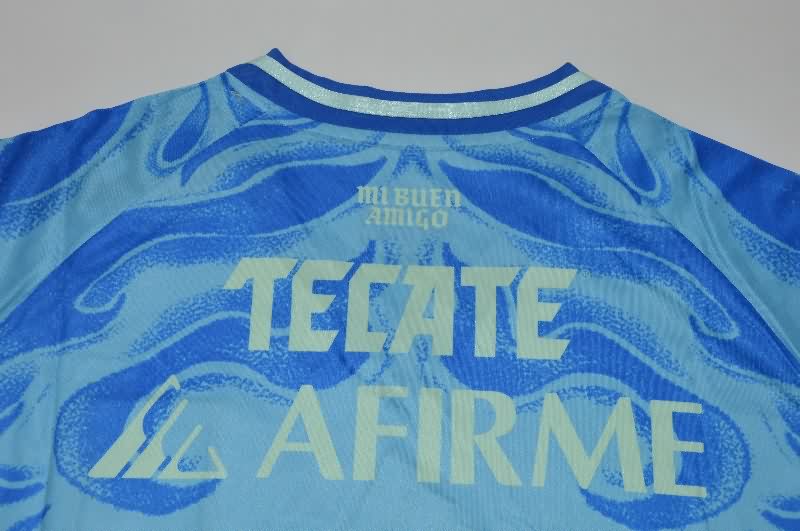 Thailand Quality(AAA) 25/26 Tigres UANL Away Long Sleeve Soccer Jersey