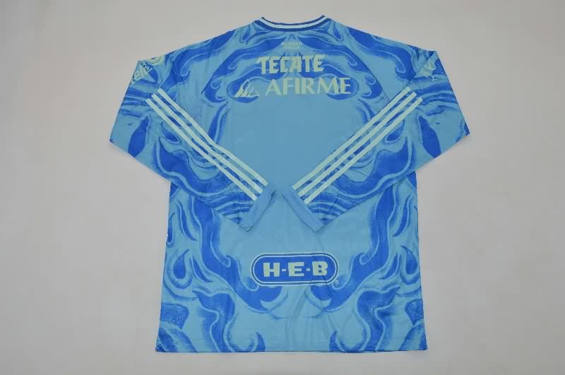 Thailand Quality(AAA) 25/26 Tigres UANL Away Long Sleeve Soccer Jersey