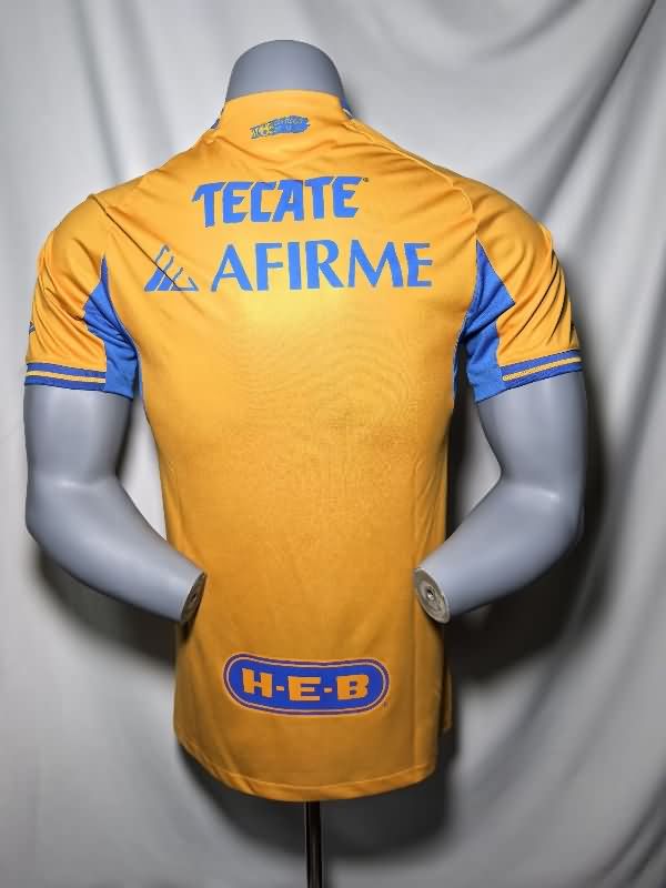 Thailand Quality(AAA) 25/26 Tigres UANL Home Soccer Jersey (Player)