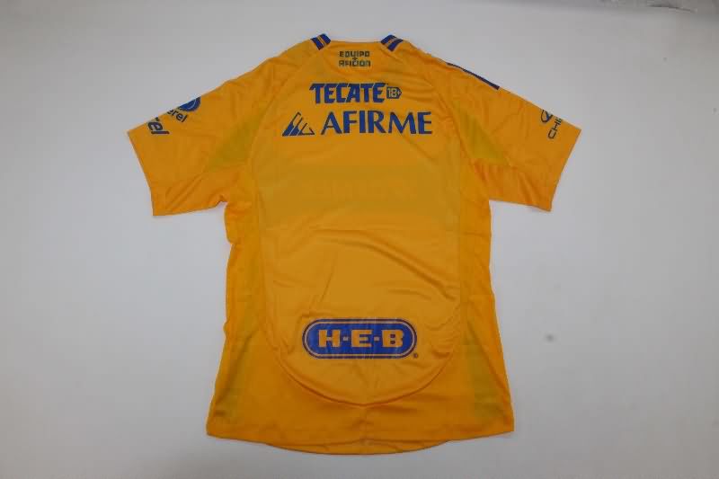 Thailand Quality(AAA) 25/26 Tigres UANL Home Soccer Jersey (Player)