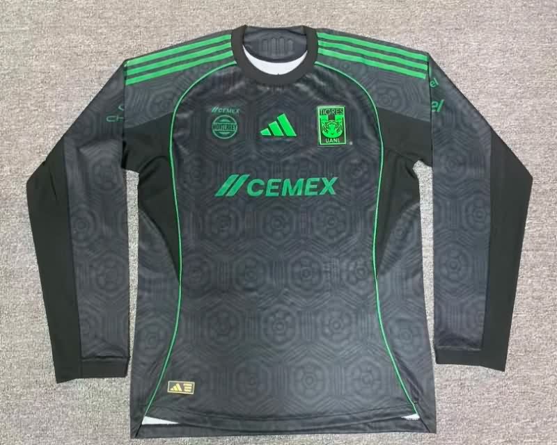 Thailand Quality(AAA) 25/26 Tigres UANL Third Long Sleeve Soccer Jersey(Player)