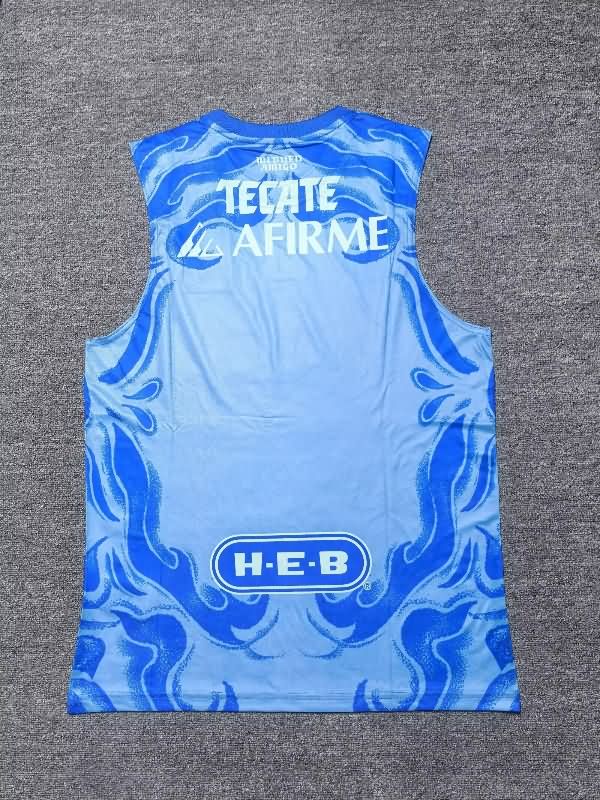 Thailand Quality(AAA) 25/26 Tigres UANL Training Vest Soccer Jersey 02
