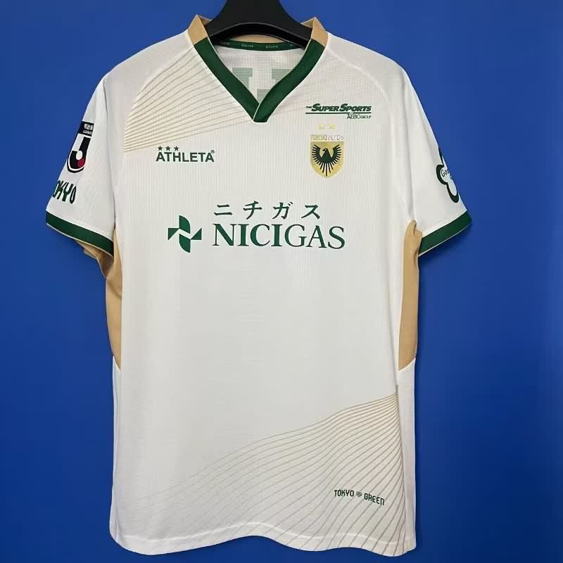 Thailand Quality(AAA) 2025 Tokyo Verdy Away Soccer Jersey