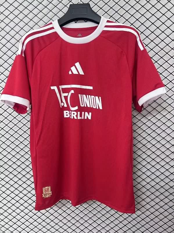 Thailand Quality(AAA) 25/26 Union Berlin 60th Anniversary Soccer Jersey