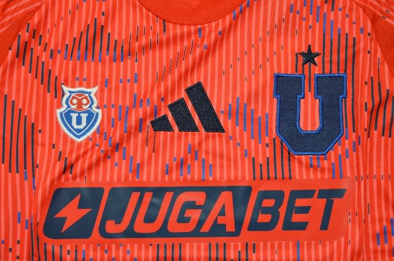 Thailand Quality(AAA) 2025 Universidad Chile Away Soccer Jersey