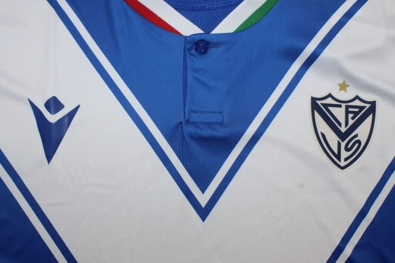 Thailand Quality(AAA) 2025 Velez Sarsfield Home Soccer Jersey