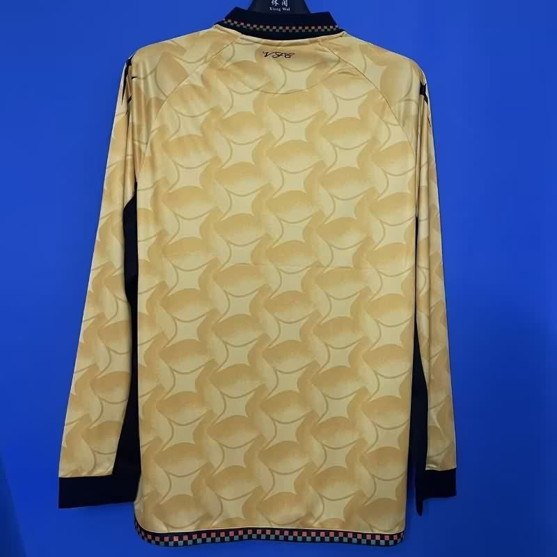 Thailand Quality(AAA) 25/26 Venezia Goalkeeper Gold Long Sleeve Soccer Jersey