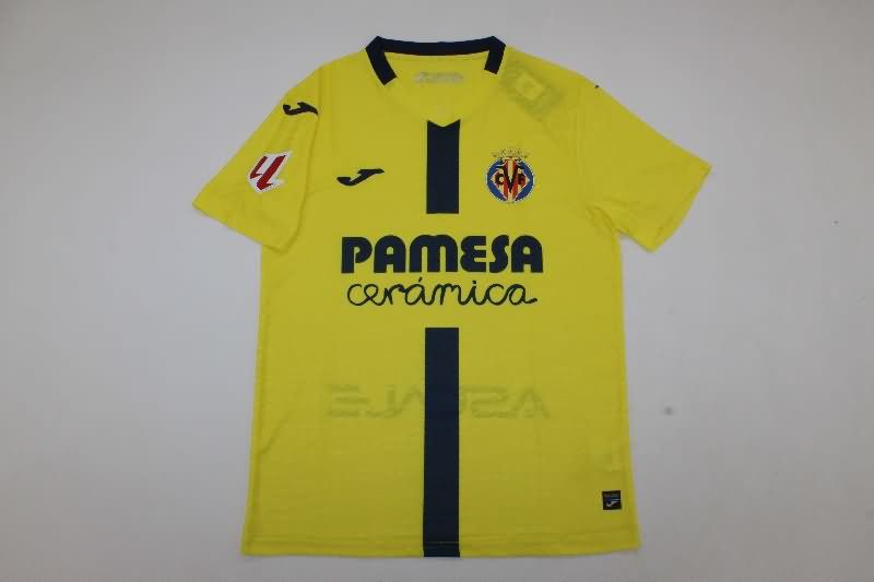 Thailand Quality(AAA) 25/26 Villarreal Home Soccer Jersey