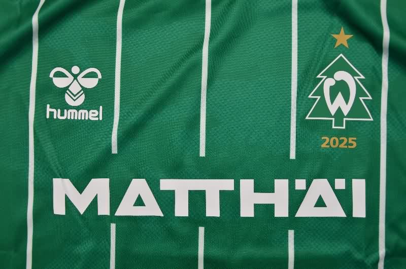 Thailand Quality(AAA) 25/26 Werder Bremen Special Soccer Jersey