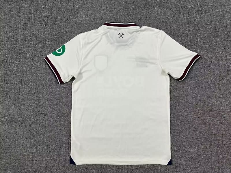 Thailand Quality(AAA) 25/26 West Ham Away Soccer Jersey