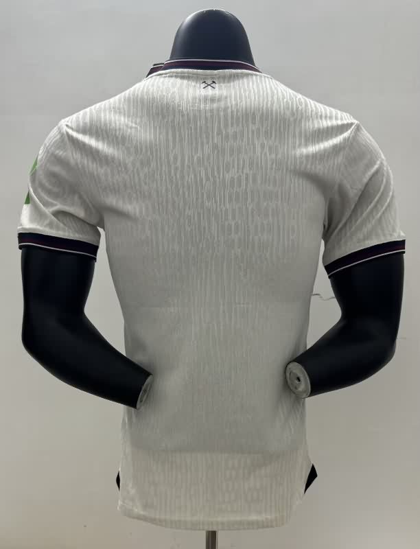 Thailand Quality(AAA) 25/26 West Ham Away Soccer Jersey (Player)