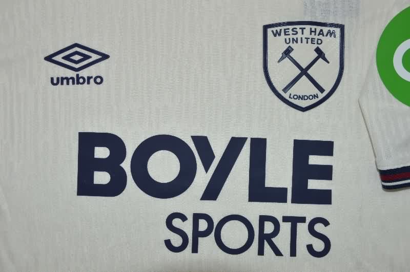 Thailand Quality(AAA) 25/26 West Ham Away Soccer Jersey (Player)