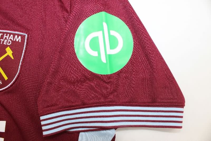 Thailand Quality(AAA) 25/26 West Ham Home Soccer Jersey