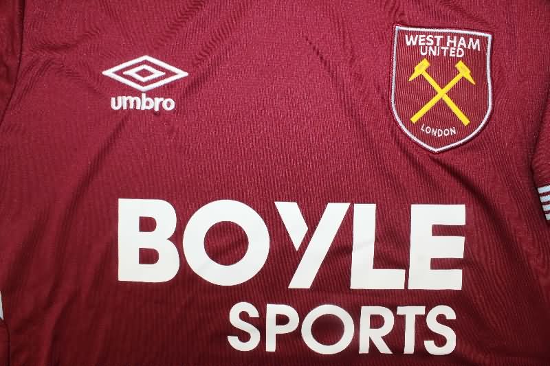 Thailand Quality(AAA) 25/26 West Ham Home Soccer Jersey