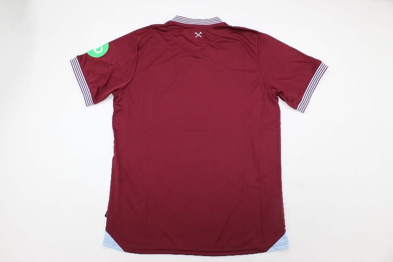 Thailand Quality(AAA) 25/26 West Ham Home Soccer Jersey