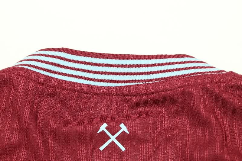 Thailand Quality(AAA) 25/26 West Ham Home Soccer Jersey (Player)