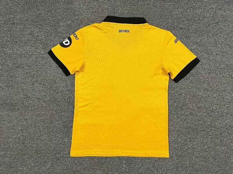 Thailand Quality(AAA) 25/26 Wolves Home Soccer Jersey