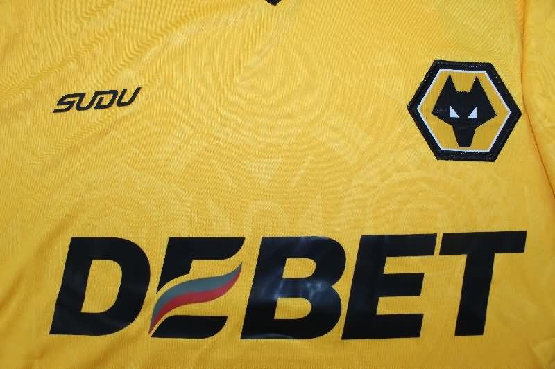 Thailand Quality(AAA) 25/26 Wolves Home Soccer Jersey