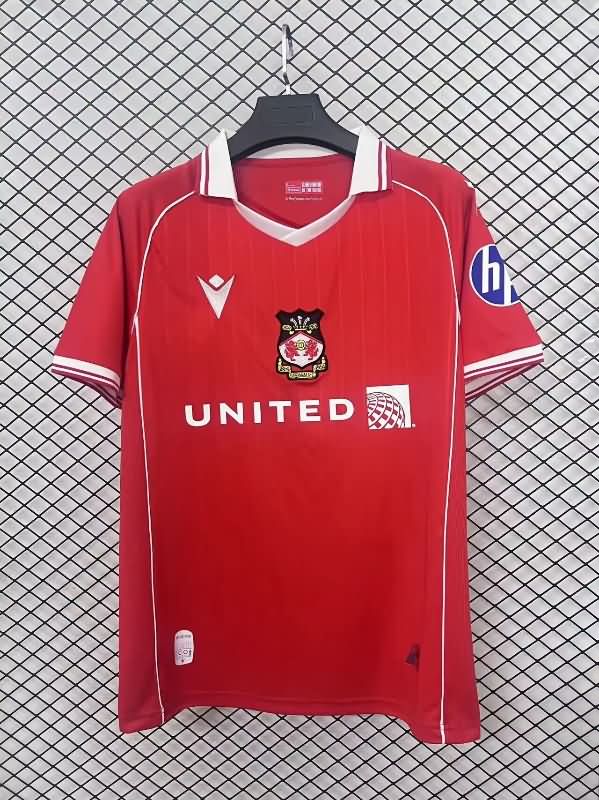 Thailand Quality(AAA) 25/26 Wrexham Home Soccer Jersey