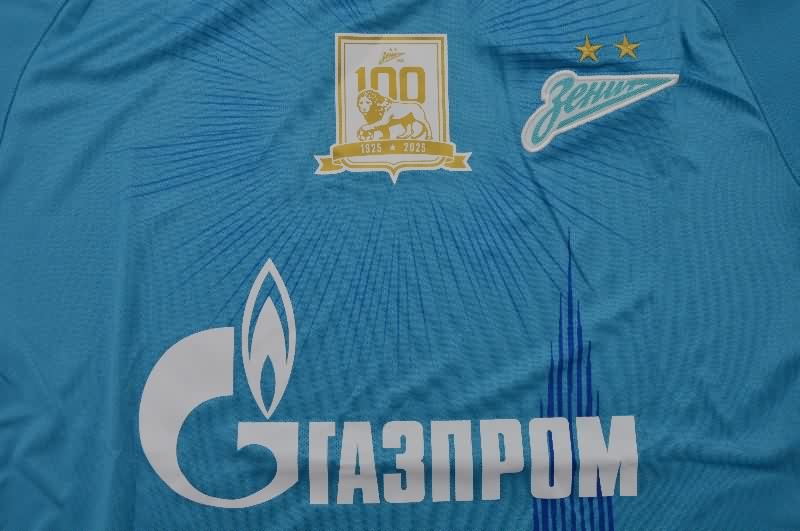 Thailand Quality(AAA) 25/26 Zenit Home Soccer Jersey