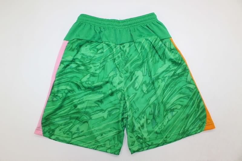 25/26 AC Milan Goalkeeper Green Kids Soccer Jersey And Shorts
