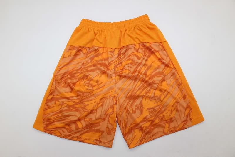 25/26 AC Milan Goalkeeper Orange Kids Soccer Jersey And Shorts