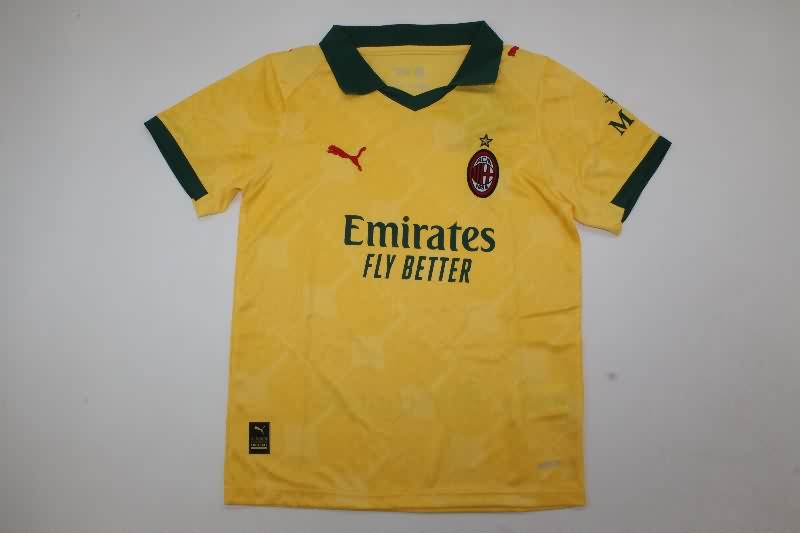 25/26 AC Milan Third Kids Soccer Jersey And Shorts