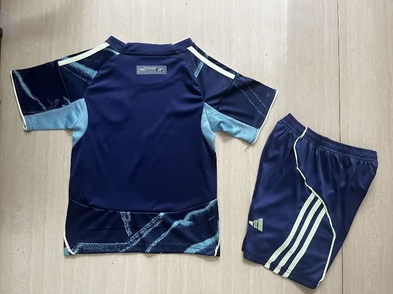 25/26 Ajax Away Kids Soccer Jersey And Shorts