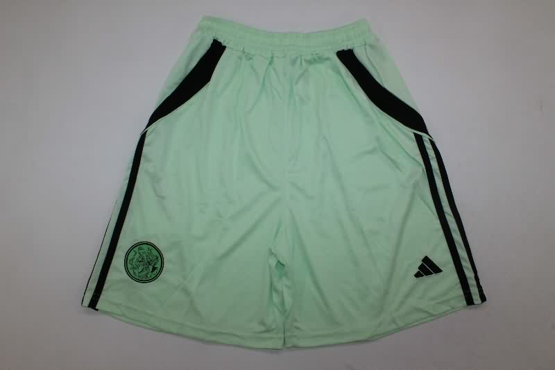 25/26 Ajax Goalkeeper Green Kids Soccer Jersey And Shorts