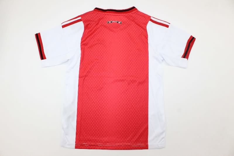 25/26 Ajax Home Kids Soccer Jersey And Shorts