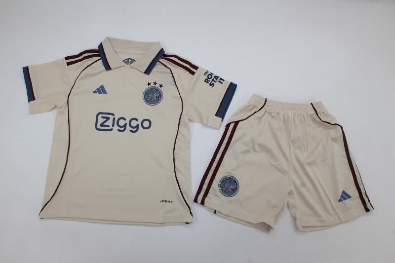 25/26 Ajax Third Kids Soccer Jersey And Shorts